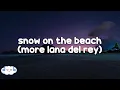 Download Lagu Taylor Swift - Snow On The Beach (Clean - Lyrics) Ft. More Lana Del Rey