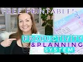 FREE PRINTABLE HABIT TRACKER Functional Productivity System Using a Happy Planner 1