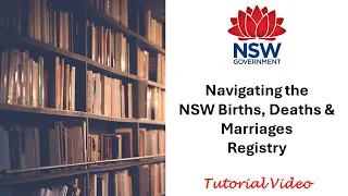 Navigating the NSW Births Deaths Marriages Registry