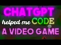 ChatGPT helps a beginner code a game with JavaScript HTML CSS and more