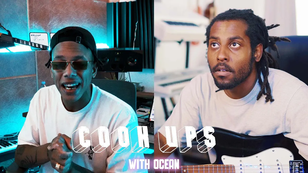 HE KILLED THIS GUITAR LOOP!!! MAKING A BEAT WITH OCEAN 😍