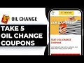 How to Get Take 5 Oil Change Coupons Save Big in 2024