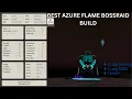 BEST AZURE FLAME BOSSRAID BUILD FULL GANK Deepwoken Flamecharm PvP Build