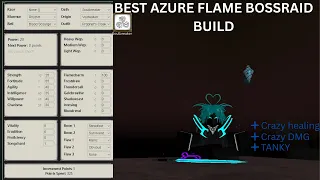 BEST AZURE FLAME BOSSRAID BUILD FULL GANK Deepwoken Flamecharm PvP Build