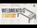 SOLIDWORKS Weldments Cut List