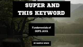 Super This Keyword in Java Tamil Sample Space