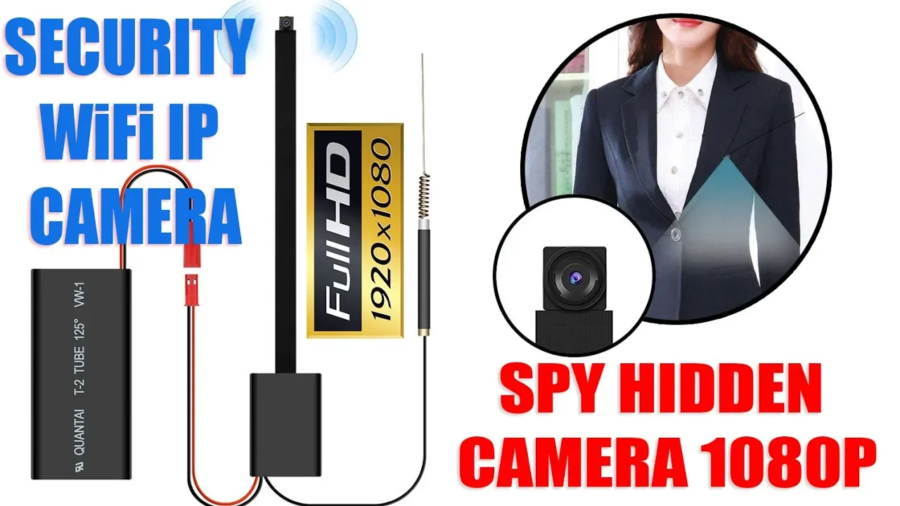 How to use Mini WiFi IP Spy Camera Wireless HD 1080P Button | Hidden Camera For Home Office Security