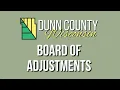 Dunn County Board of Adjustment 2024