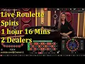 Live Roulette Spins 1 Hours 16 Mins 2 Dealers 2024-04-10