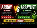 Array vs ArrayList in Java Internal Working Explained Live Coding