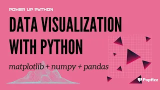 Real Data Visualization with Python matplotlib numpy pandas