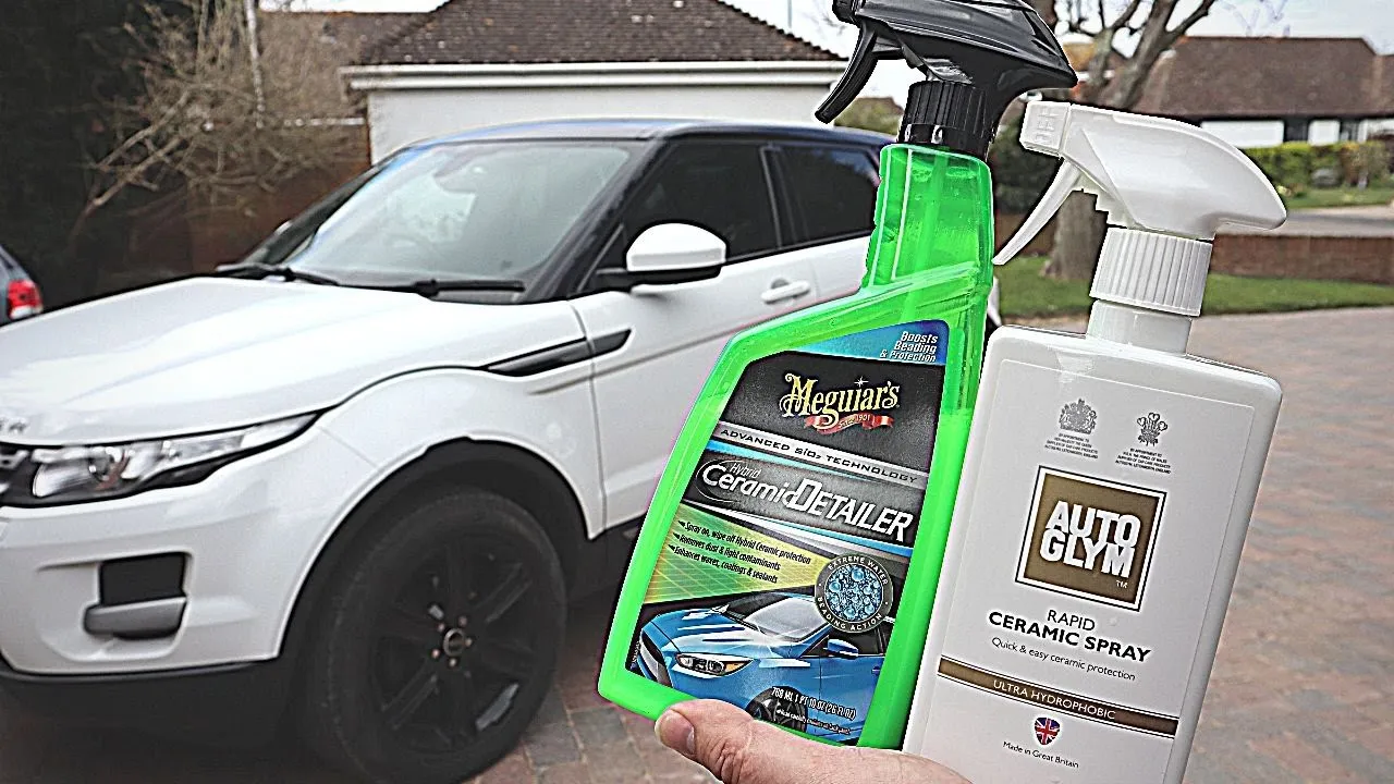 Autoglym Rapid Ceramic Spray V Meguiars Hybrid Ceramic Detailer | Battle of the Halfords Ceramics