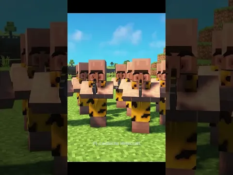 Aldeanos CAVERNÍCOLAS aprenden a cazar en Minecraft