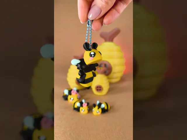 BeeHive Egg Diorama for Cute Flexi Bees video thumbnail