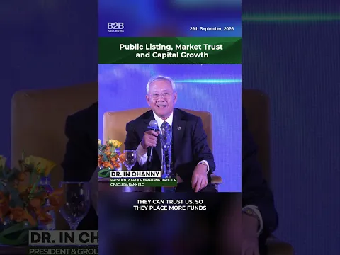 Public Listing, Market Trust and Capital Growth - Dr In Channy, ACLEDA Bank