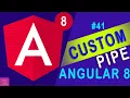 Angular tutorial custom pipe in angular 8 how to create custom pipe in angular angular pipe