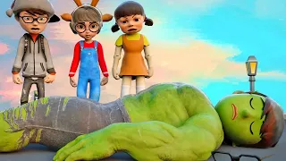 Fire Run Hero! Nick Hulk Battles Through Flames Against Zombie Mayhem | Scary Teacher 3D