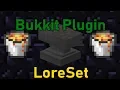 Minecraft - LoreSet Plugin