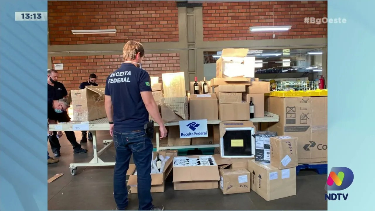 Receita Federal de Dionísio Cerqueira realiza operação nos correios