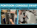 Replacing Pontoon Console - Removing Old Installing New