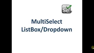 Multiselect Dropdown in Selenium Webdriver 3 0