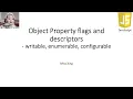 66 JavaScript Object Property Flags writable enumerable configurable