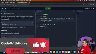 Short hand if else statements Python Tutorial Day