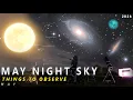 MAY NIGHT SKY 2026 What can we see This Month Planets Galaxies Observe Image stargazing guide