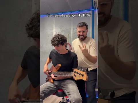 Ever seen a bass player like THIS?!