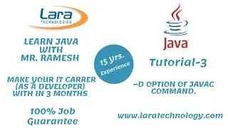 Tutorial-3 - D Option Java Tutorial for Beginners Lara Technology