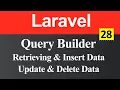 Query Builder in Laravel Hindi