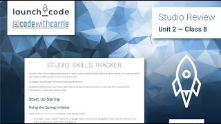 U2 Java Chapter 10 Studio Review Skills Tracker