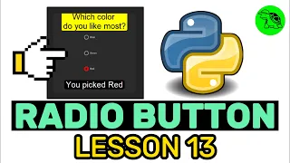 How To Create Radio Button - Python Customtkinter Lesson 13