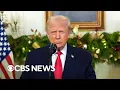 Lagu Trump delivers prime-time address from the White House | full video