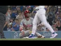 Andy Pages Throws Out Bryce Harper at 3rd Base with Great Throw