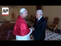 Pope Leo XIV meets Palestinian President Mahmoud Abbas for first time