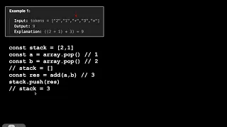 150 Evaluate Reverse Polish Notation Leetcode Javascript Solution