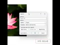 MS Word Inserting Image Captions
