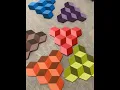 3D Rhombus Geodesic and Quilt Star Patterns with The Create Template Polymer Clay Tool