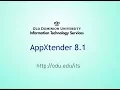 New Features of AppXtender 8 1