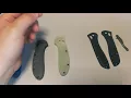 Igorded Custom Scales Benchmade Griptilian and 710 vs Putman Scales vs Wilkins Ti Scales vs Benchmad