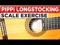 Pippi Longstocking Song - Advanced scales exercise