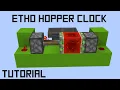 Minecraft Etho Hopper Clock in 3 minutes