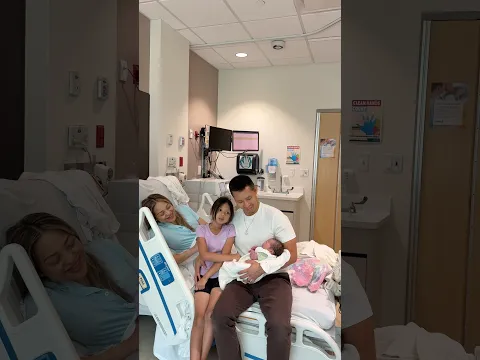 Birthing vlog of our newest family member, baby Eli 🥹🩵 #vlog