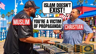 He Claims Islam Doesn’t Exist | LA Street Dawah With “The Warner”