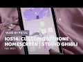 ios14 How to Customize your iPhone Home Screen Studio Ghibli Aesthetic