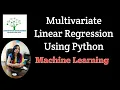 Multivariate linear regression using python online Classroom recording session