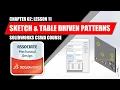 Sketch Table Driven Patterns SOLIDWORKS BEGINNER Chapter 02 Lesson 11 CSWA COURSE