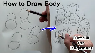 Basic Body Drawing Tutorial For Beginners 
