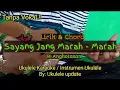 Download Lagu Sayang Jang Marah - Marah - R. Angkotasan ( lirik \u0026 chord ) | Ukulele Karaoke by: #Supriatna21musik